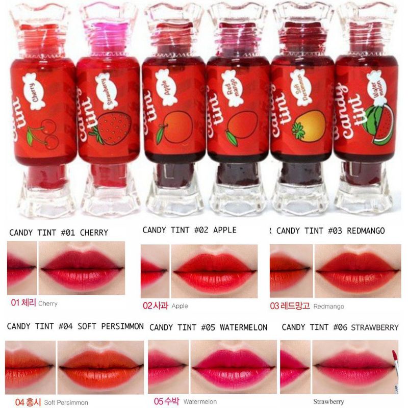 LIP TINT SASIMI WATER CANDY TINT / SASIMI WATER CANDY TINT LIPTINT MATTE