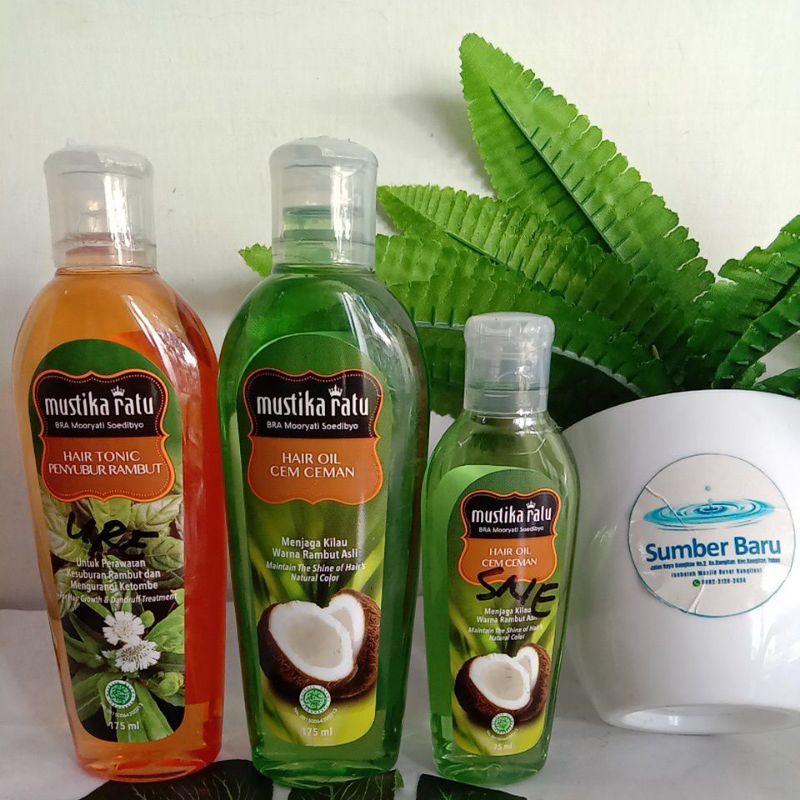 HAIR OIL /HAIR OIL CEM CEMAN /HAIR TONIC /HAIR TONIC MUSTIKA RATU /HAIR OIL MUSTIKA RATU