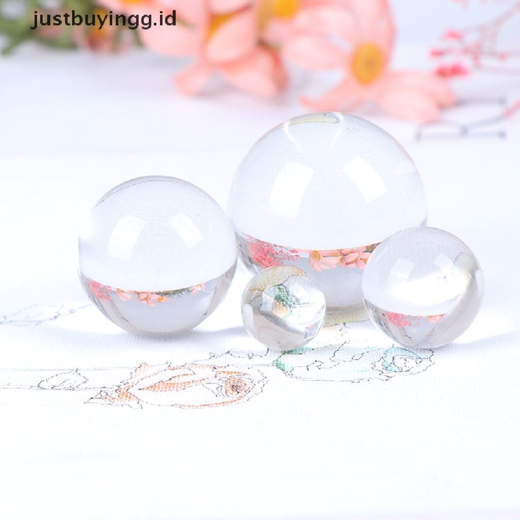 1pc Bola Kristal Kuarsa Bening Untuk Alat Peraga Fotografi