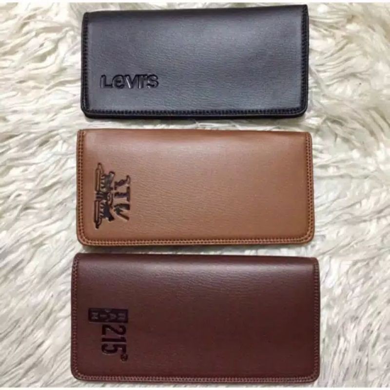 Dompet pria kulit lipat panjang harga murah / Dompet panjang kulit terlaris / Dompet pria Model baru