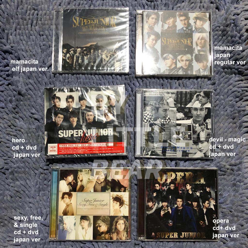 Super Junior Mamacita - Hero - Devil - SFS - Opera Japan Version Album