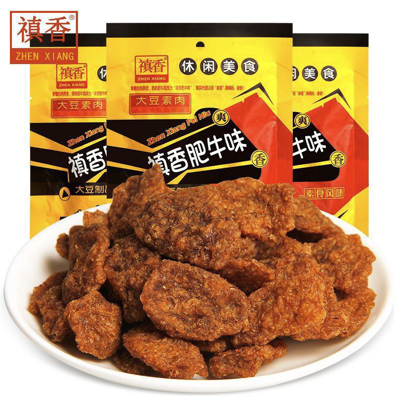 禛香 香菇肥牛 Musk mushroom beef soybean meat 23g