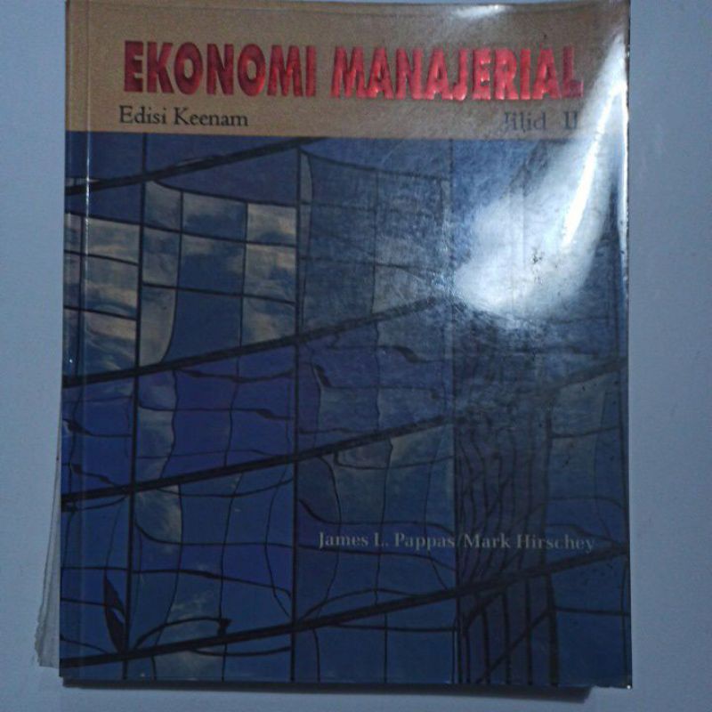 

Ekonomi Manajerial Jilid II