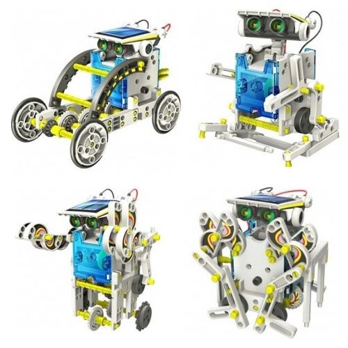 Mainan Solar Robot Science 13 In 1 Transforming  Education Toy DIY 111124