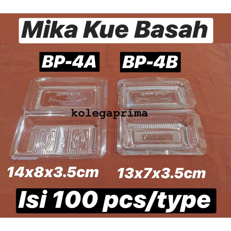 Mika Kue Basah (BP-4A, BP-4B) ISI 100 PCS