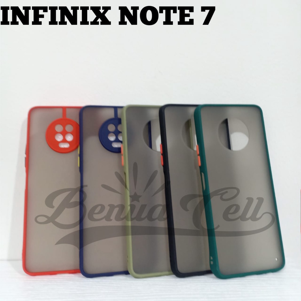 SOFTCASE INFINIX NOTE 7 - CASE MATTE FULL COLOR INFINIX NOTE 7 - BC