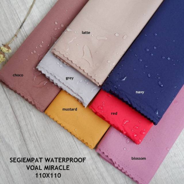 TERMURAH VOAL ANTI AIR SAHARA LC / HIJAB JILBAB SEGIEMPAT VOAL MIRACLE LASERCUT WATERPROOF SIGNARICA