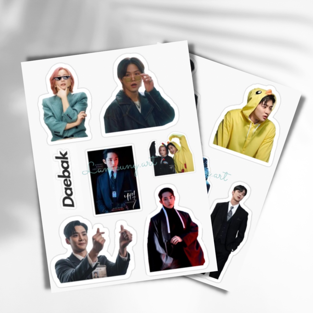 

Sticker sheet drama Korea tommorow best seluler
