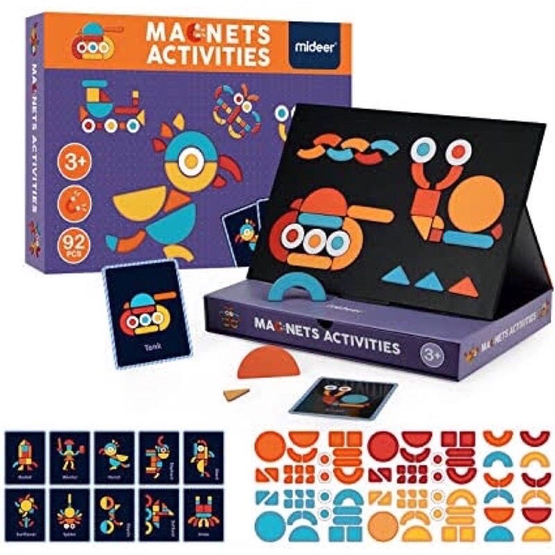 Mideer Magnets Activities Mainan Edukasi Kado Anak Puzzle Magnet