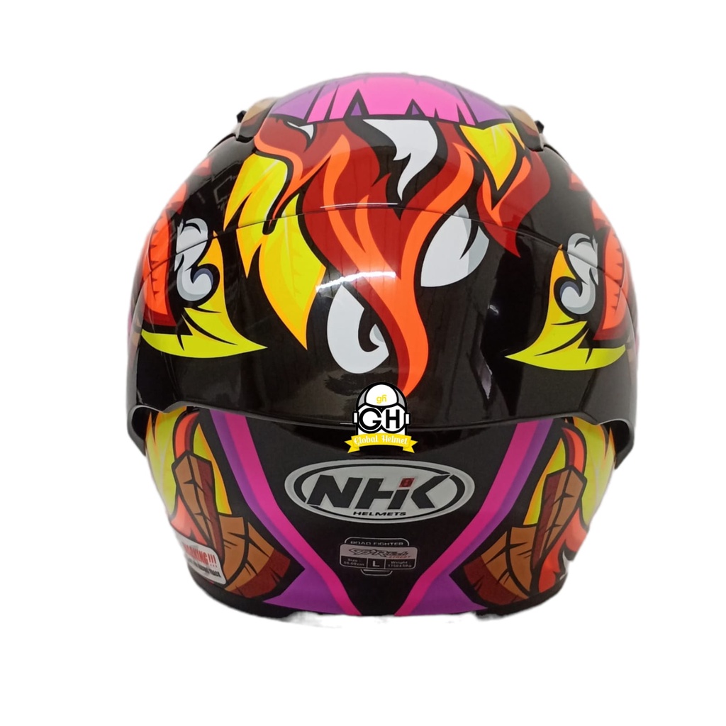 NHK HELM GPR TECH STREET THE MASK BLACK PINK GLOSSY GP R TECH