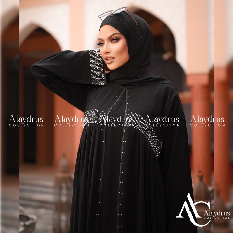 Abaya Gamis Maxi Dress Arab Saudi Bordir Zephy Turki Umroh Dubai 686