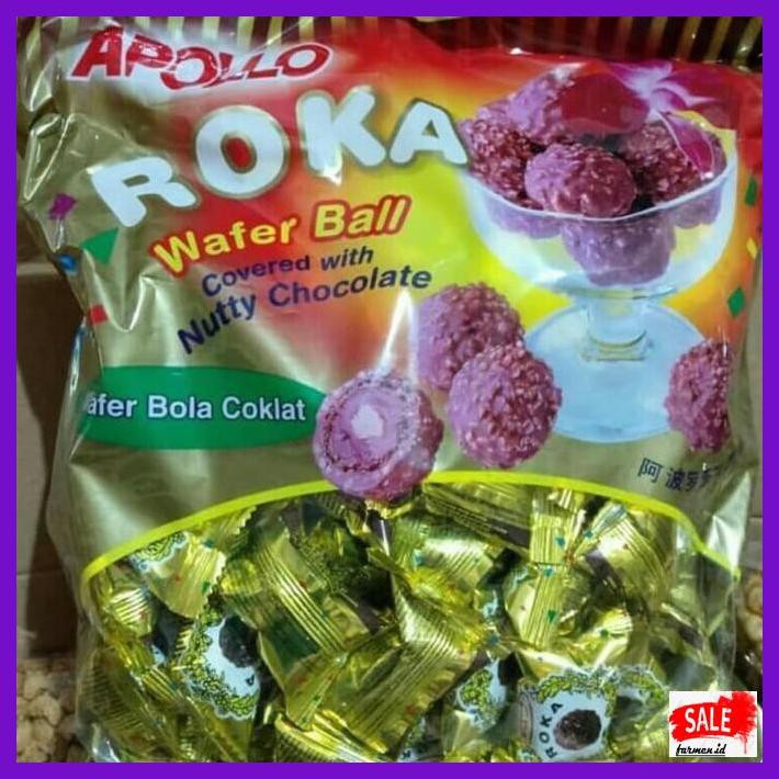 

RETLEMCOKLAT- WAFER COKLAT ROKA APOLLO 80PCS -ASLII.