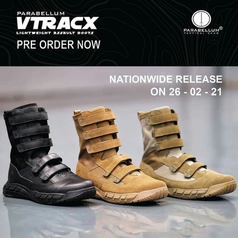 Sepatu PDL TNI POLRI Boa Parabellum VTRACK Original Boots Military