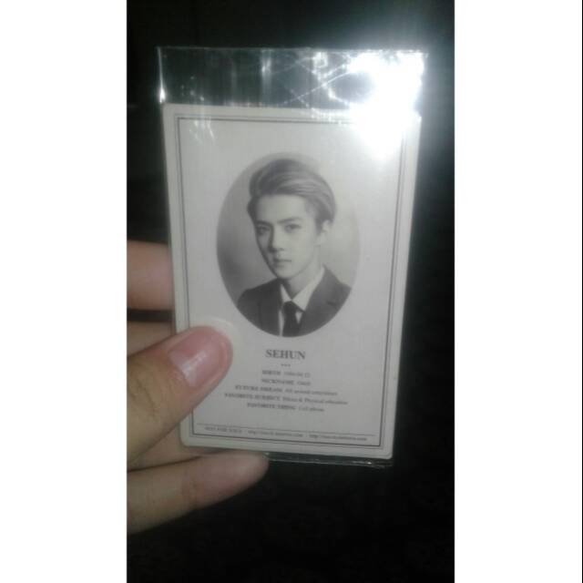 EXO Sehun Kris XOXO photocard