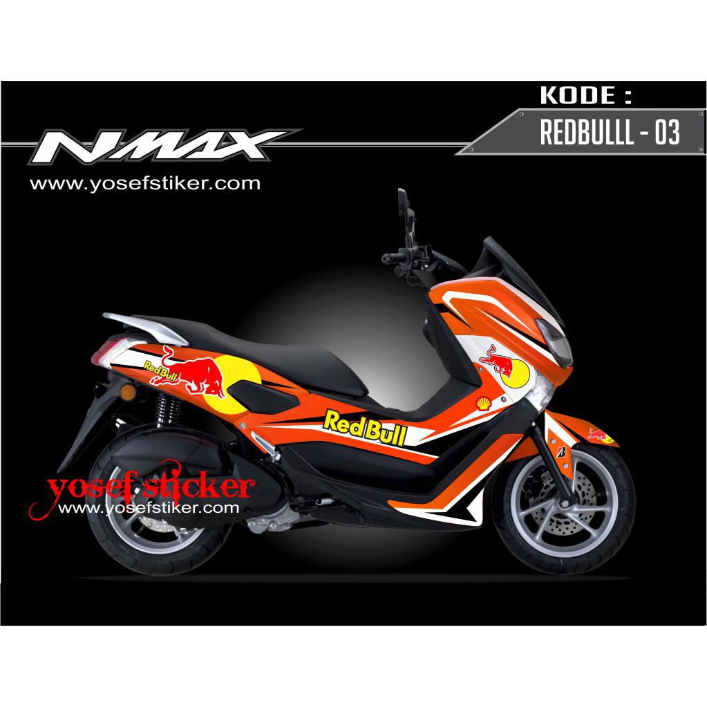 DECAL NMAX REDBULL - 03