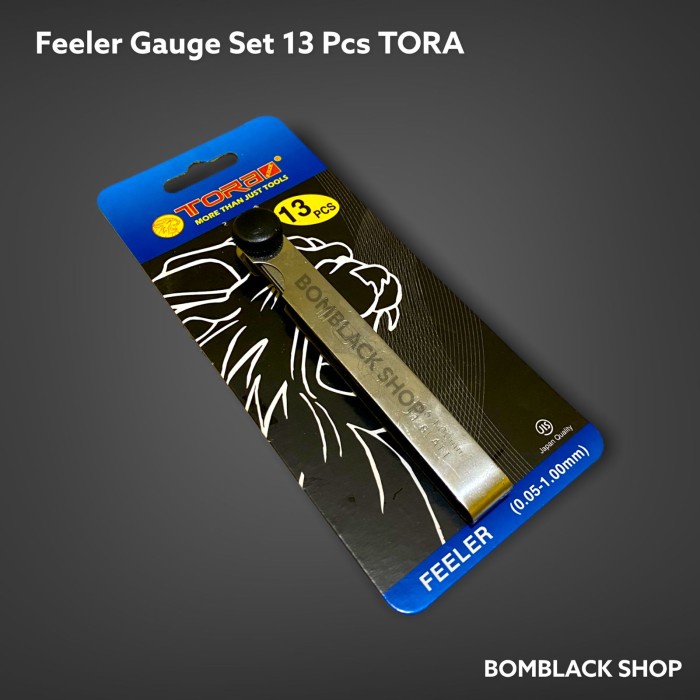 TORA Kunci Stel Klep 13 pcs Feeler Gauge 13 Blade Fuller Blade Gauge