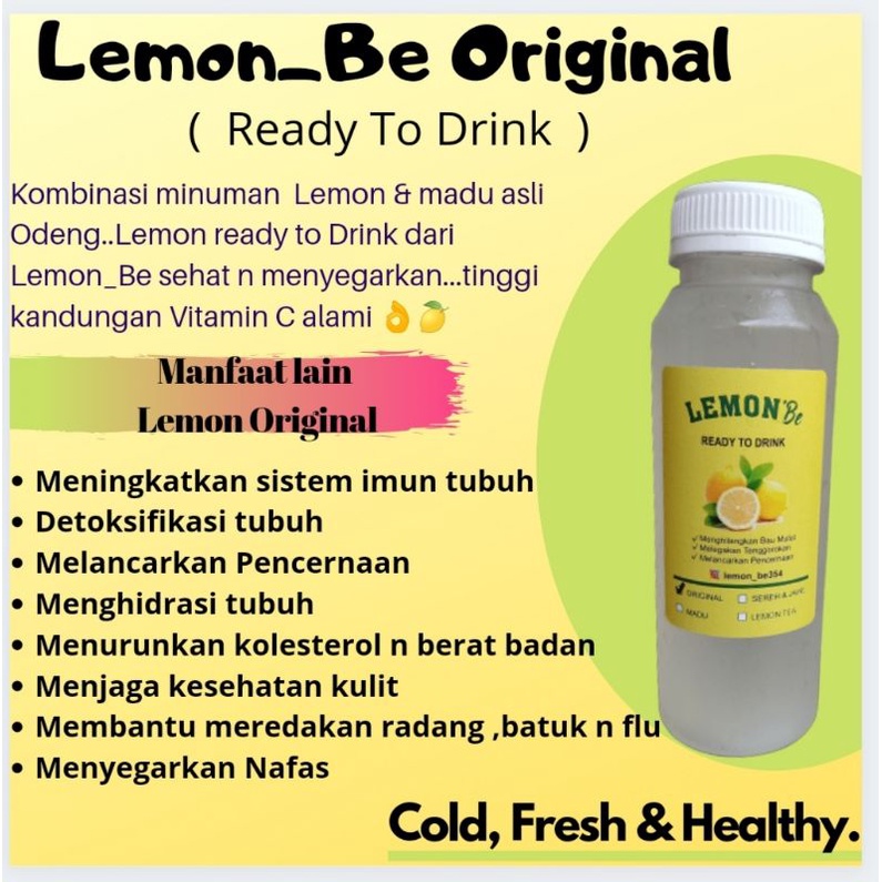 

Lemon ready to drink original