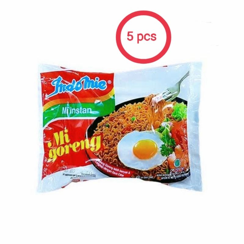 

Indomie Goreng 5 x 85gr