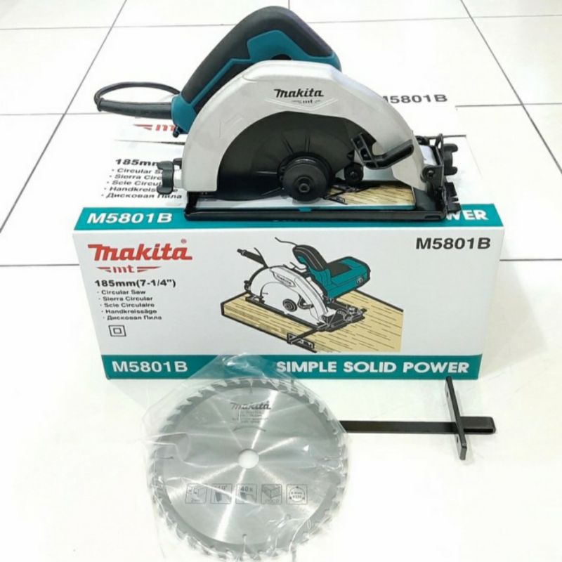 MESIN POTONG KAYU 7" MAKITA M5801B / MESIN CIRCULAR SAW 7" MAKITA M 5801B Original