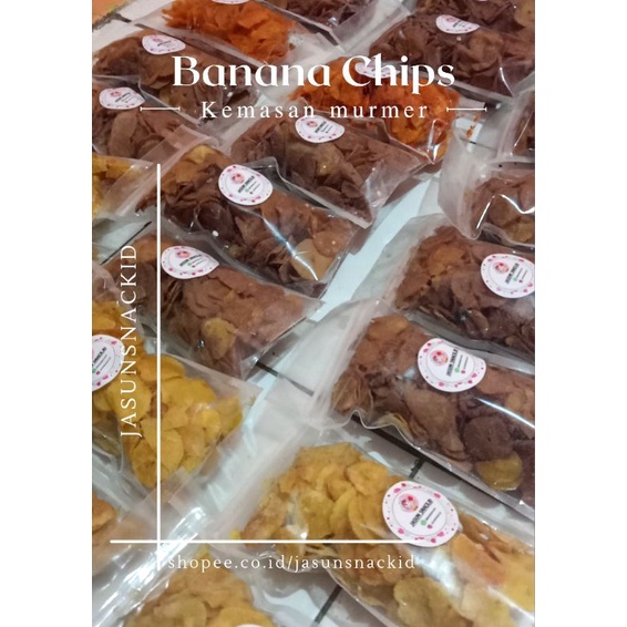

BANANA CHIPS KEMASAN MURMER || JASUNSNACKID
