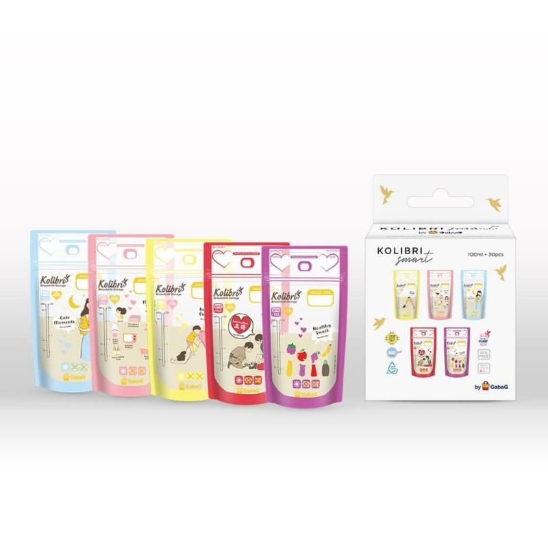 Kolibri Smart - Gabag Kantong ASI 100 ML