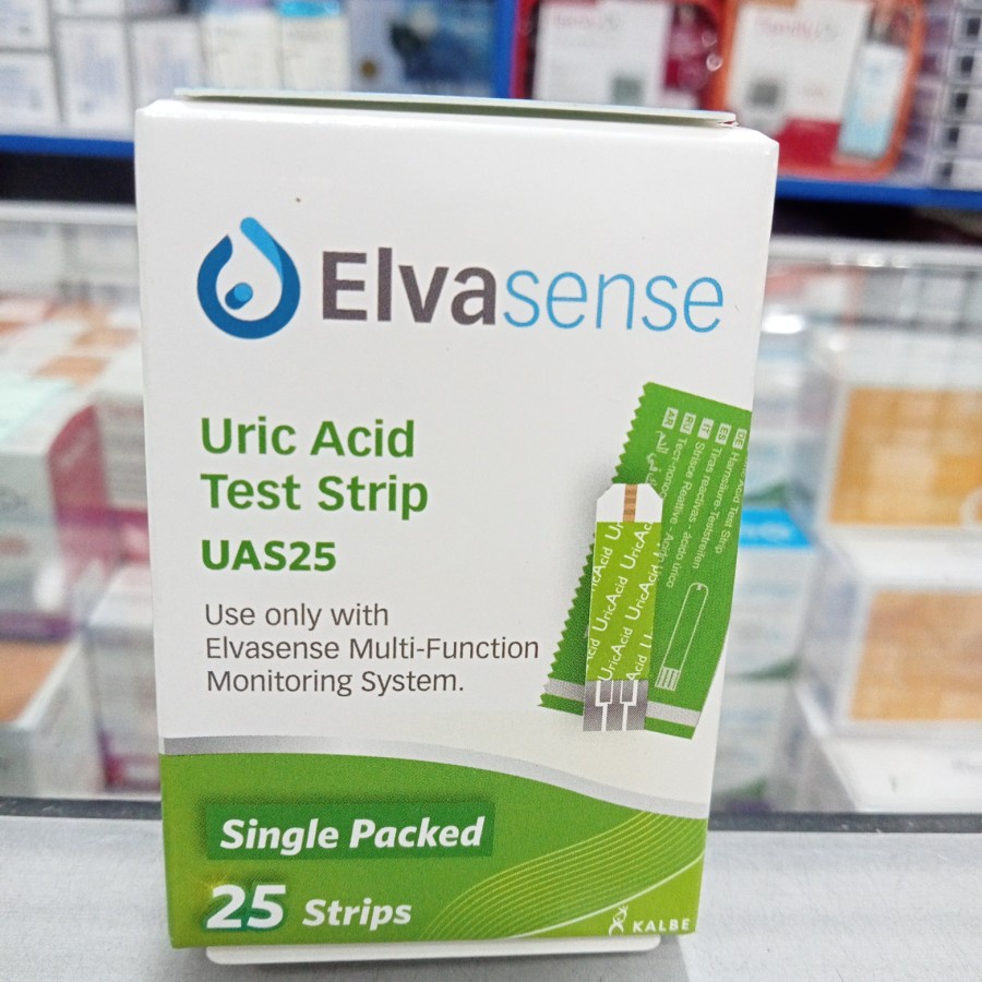 elvasense strip asam urat isi 25