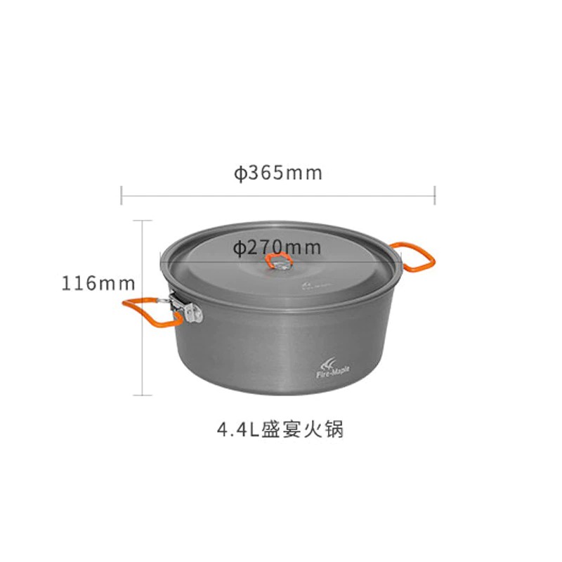 COOKING POT FIRE MAPLE 1404002