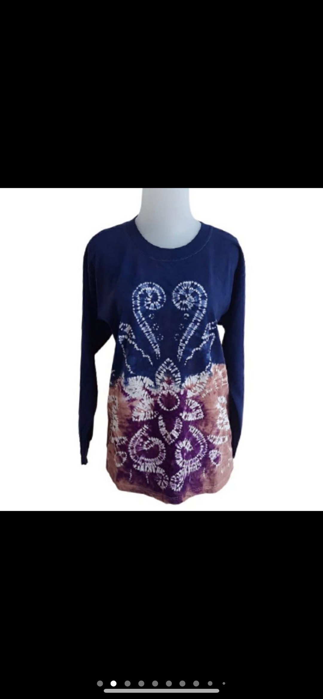 Kaos Sasirangan / Baju Sasirangan / Kaos Lengan Panjang / Kaos Olahraga / Oleh-oleh Banjarmasin