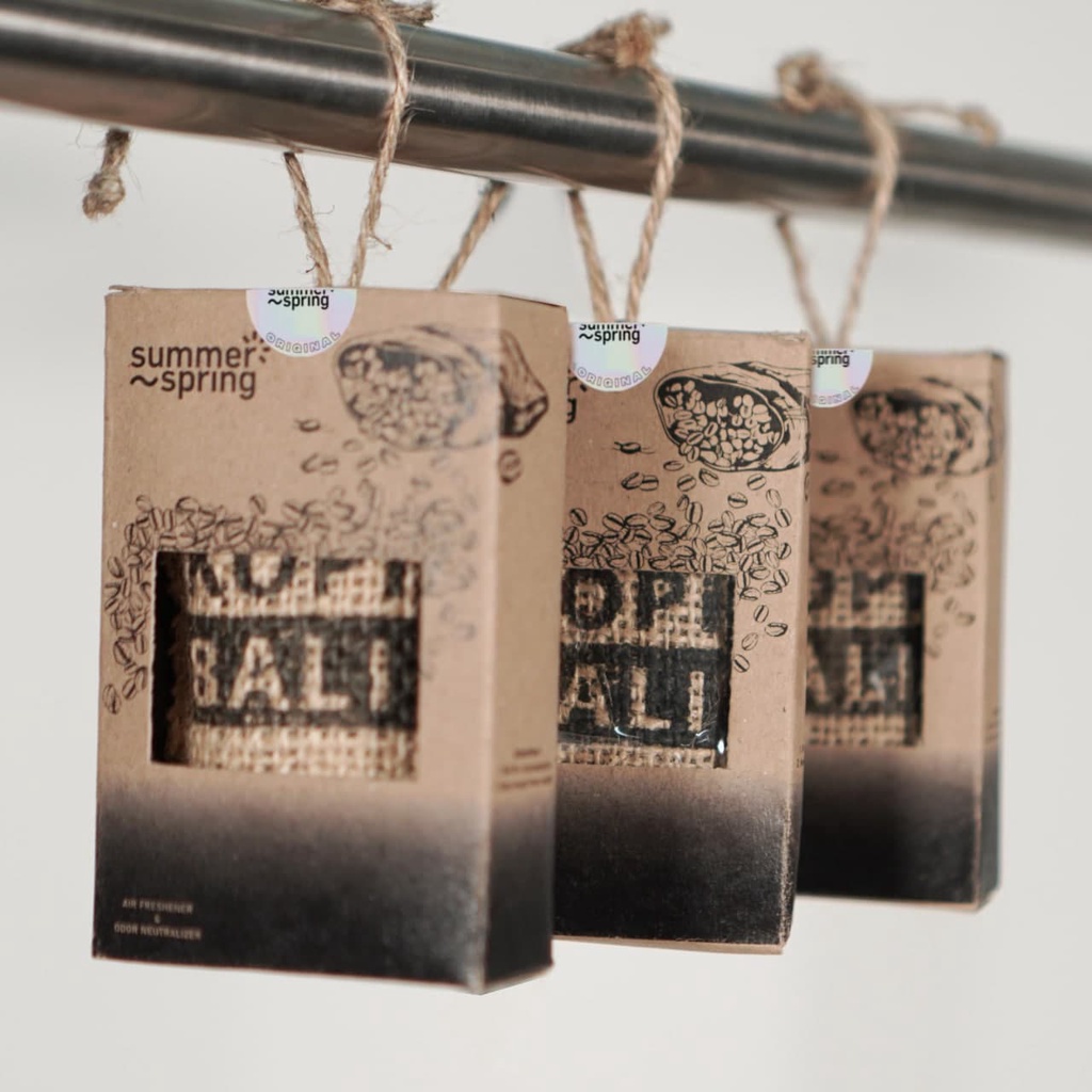 Pengharum Ruangan Kopi Bali Gantung Kemasan Goni Summer Spring Original Biji Kopi Asli Fresh