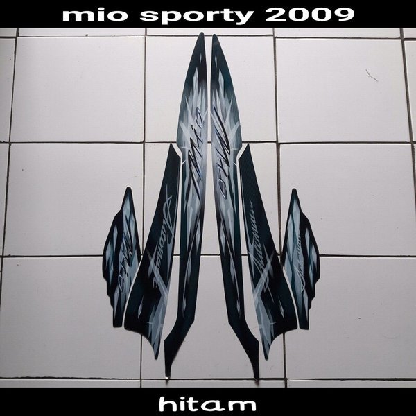 Stiker motor mio sporty 2009 hijau tua