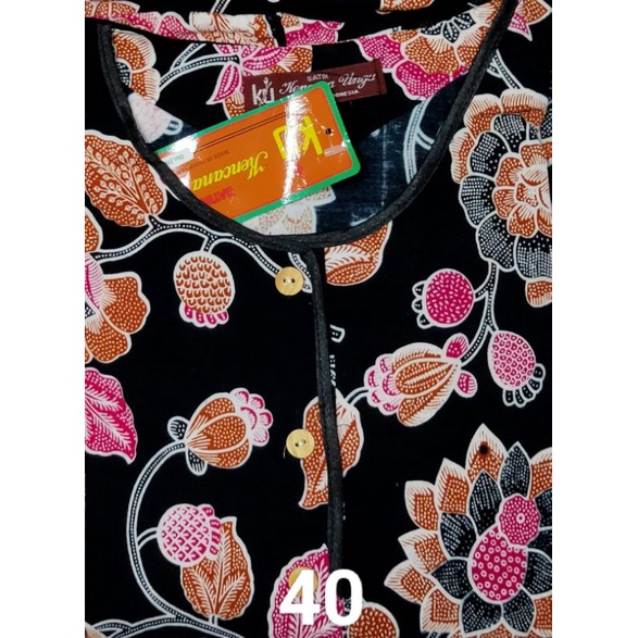 Daster Kencana Ungu Plisir K3 label coklat-2