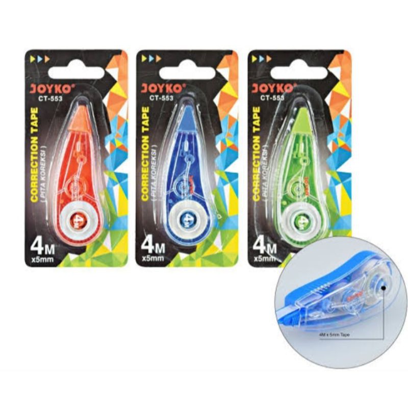 

[ LUSIN ] TIPE X ROLL CT-553 JOYKO ( 1 PACK ISI 12 PCS ) MURAHHH