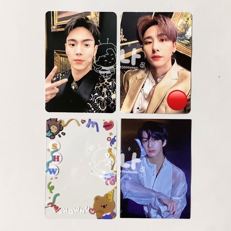 MONSTA X FATAL LOVE ALBUM KIHNO PHOTOCARD SHOWNU CHANGKYUN IM HYUNGWON