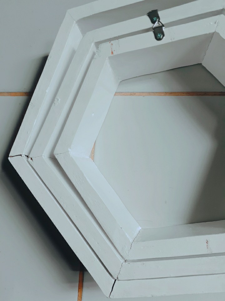 Promo Rak Hexagonal Set Hiasan Dinding Kayu Rak Kayu Heksagonal Dekorasi Rumah Cafe Kantor Eo