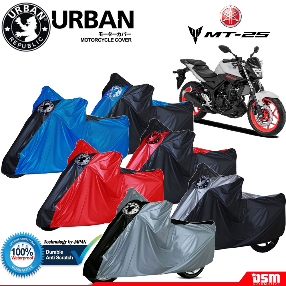 Urban / Cover Motor Yamaha MT25 100% Waterproof / Aksesoris Motor MT 25 / DSM