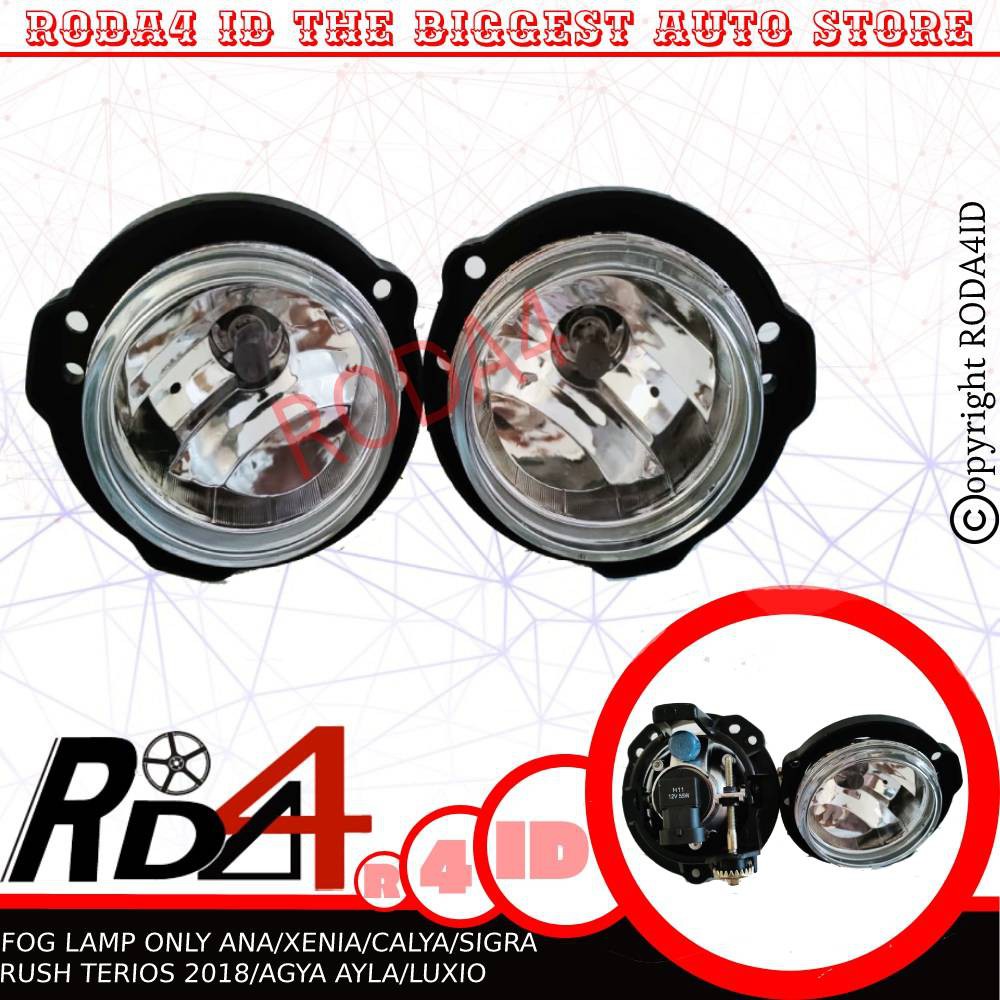 Fog Lamp / Foglamp / Lampu Kabut All New Avanza &amp; Grand Xenia Calya Sigra Ayla Agya Luxio Granmax