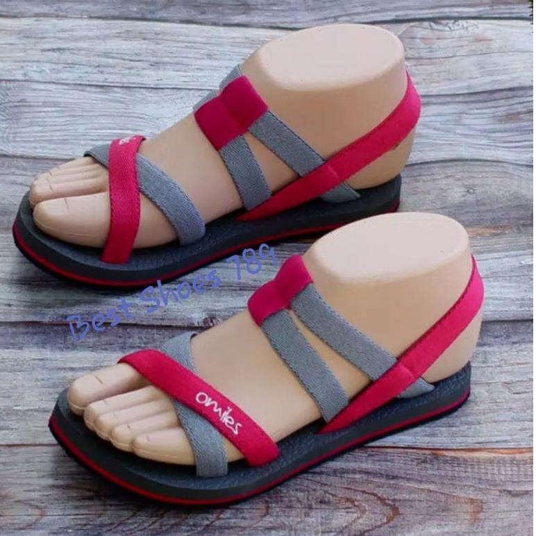 OMILES  IVANKA  & IVANKA 2 - SANDAL GUNUNG  WANITA DEWASA - OMILES ORIGINAL –PNK.19My22ᴬ