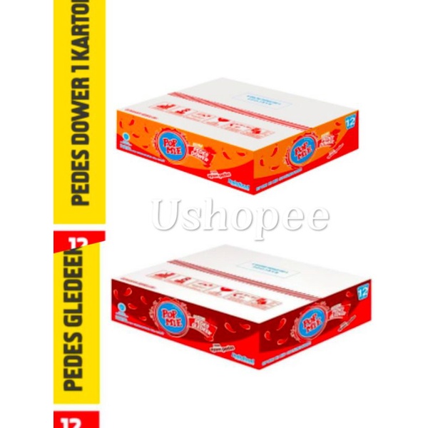 

Pop mie goreng pedes gledek/dower isi 12 cup