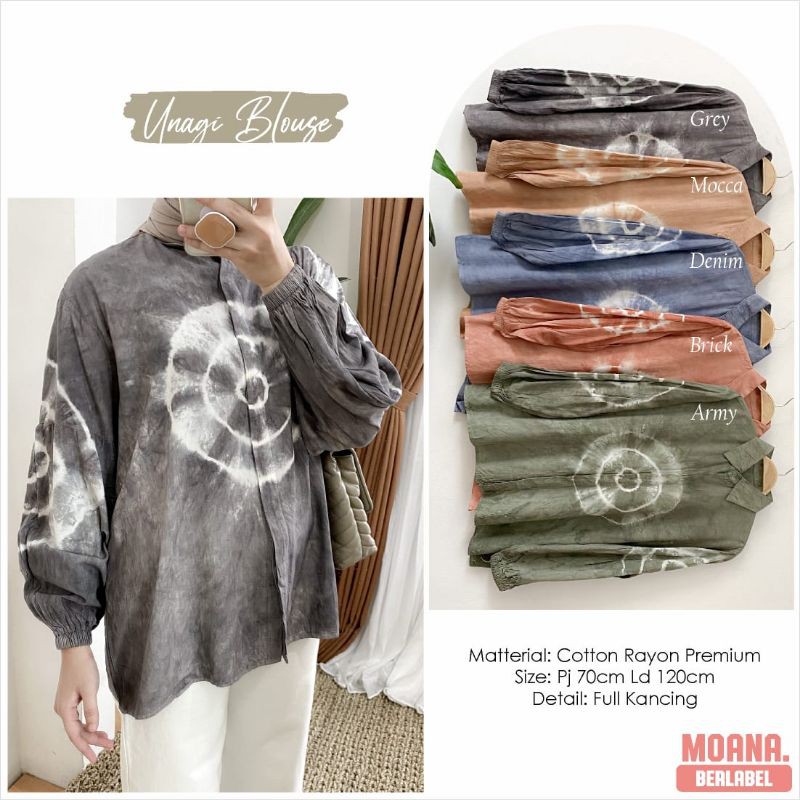 atasan batik murah solo unagi blouse batik tuman solo