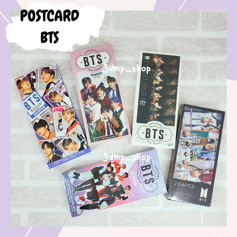 Paket Postcard lomo card lomocard Stiker Bts jimin jungkook