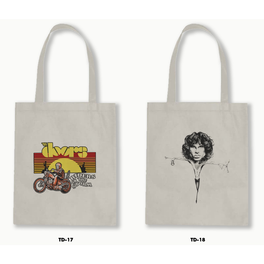 TOTE BAG BLACU - THE DOORS 01