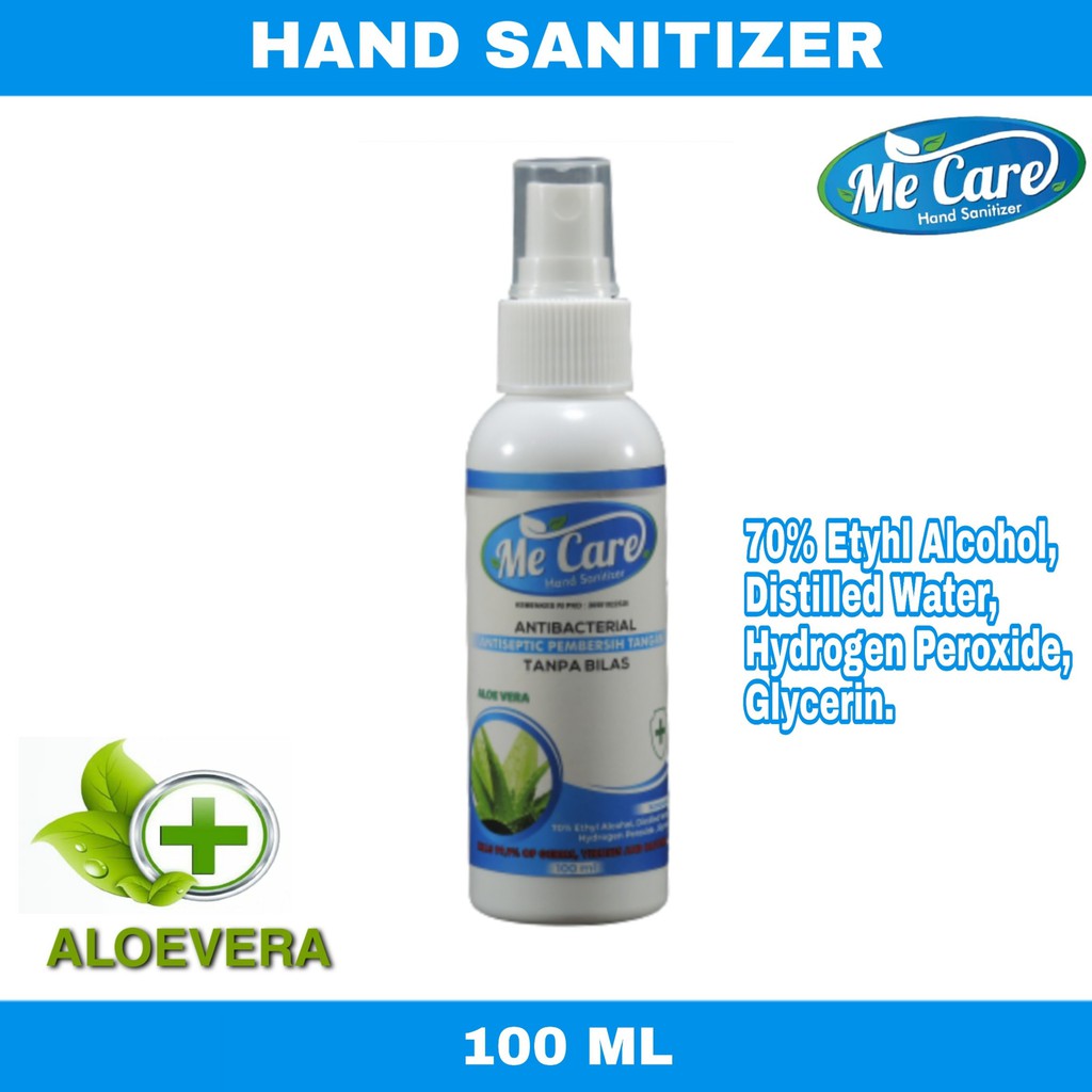 HAND SANITIZER 100 ML SPRAY ME CARE