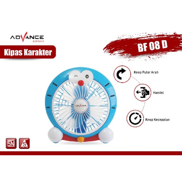 KIPAS ANGIN MINI KARAKTER ADVANCE