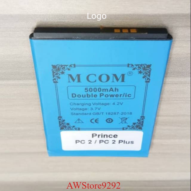 Mcom Battery Batre Baterai Double Power Mcom Prince PC2 PC-2 - PC 2 Plus