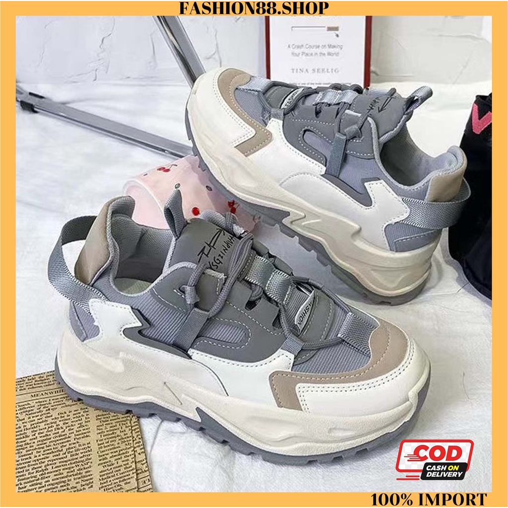 [ COD ] New Sepatu Senakers Wanita Import Premium Quality