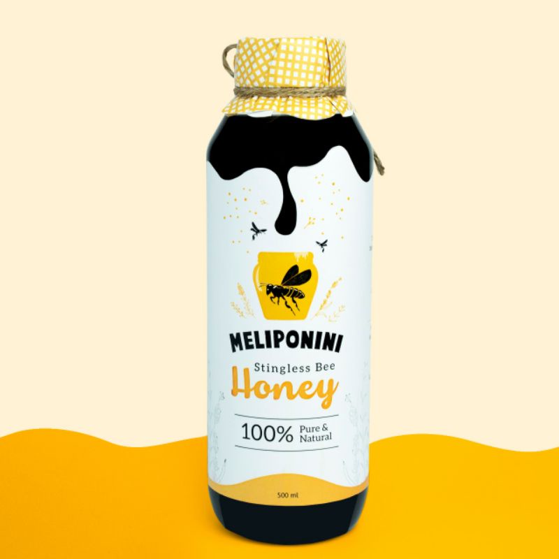 Meliponini - Stingless Bee Honey 500 ml - Madu Organik - Madu Propolis - Antibakteri - Antioksidan