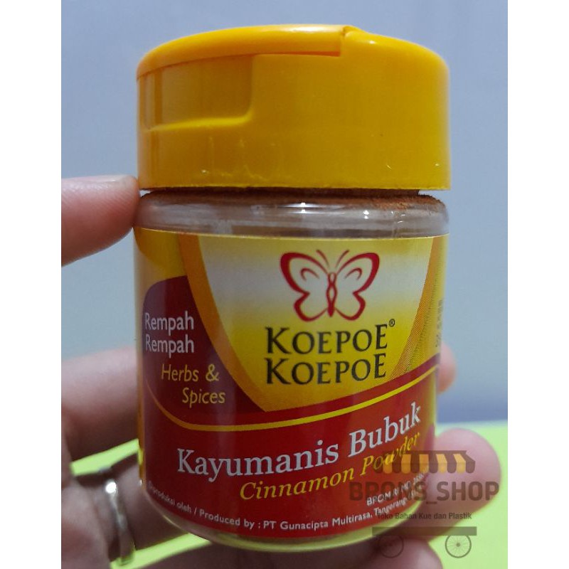 

Koepoe Koepoe Kayu Manis Bubuk 35 gr Kupu Kupu Kayu Manis Bubuk Cap Kupu