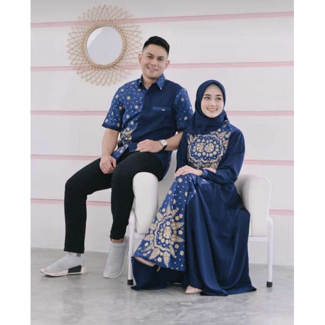 Couple Gamis Modern Baju Wisuda Tunangan Lamaran Terbaru