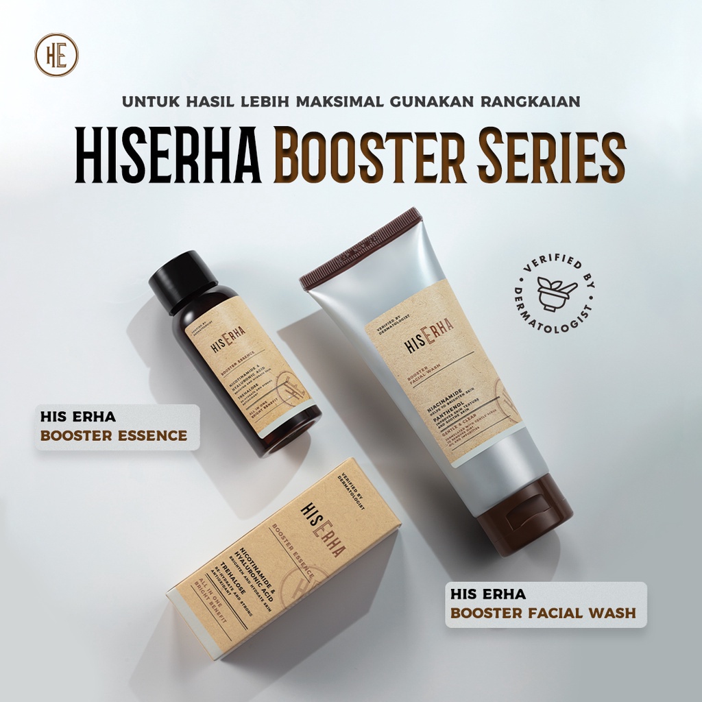 HIS ERHA booster series / paket pencerah wajah pria