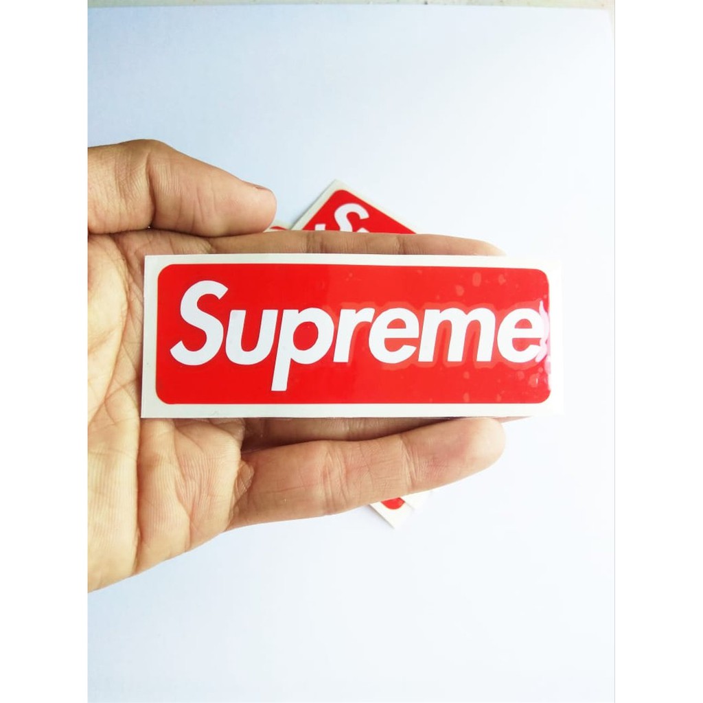 SUPREME STICKER CUTTING SATUAN STIKER MOBIL STIKER KACA MOBIL